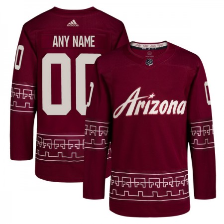 Adidas Maillot de Hockey Arizona Coyotes Personnaliser 2022-23 Garnet Authentic - Homme